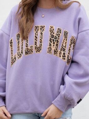 New lavender Lulu Mac sweatshirt